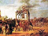 Hanging of Traitors in Effigie